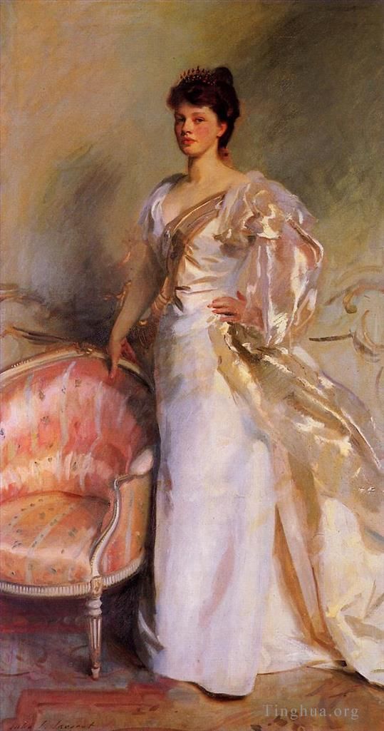John Singer Sargent Peinture à l'huile - Portrait de Mme George Swinton