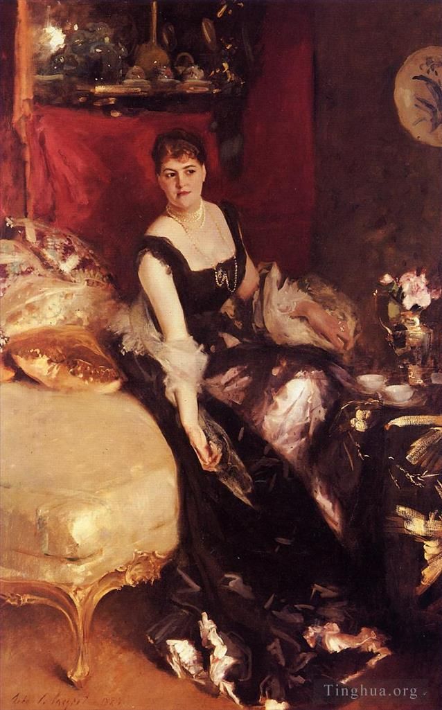 John Singer Sargent Peinture à l'huile - Mme Kate A More portrait