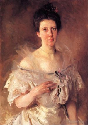 John Singer Sargent œuvres - Mme Gardiner Greene Hammond Esther Fis portrait