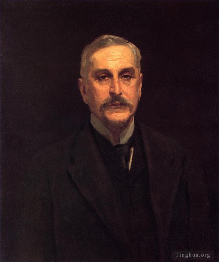 John Singer Sargent Peinture à l'huile - Portrait du colonel Thomas Edward Vickers