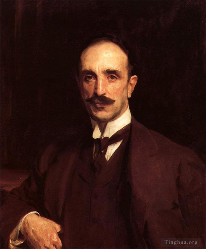 John Singer Sargent Peinture à l'huile - Portrait de Douglas Vickers