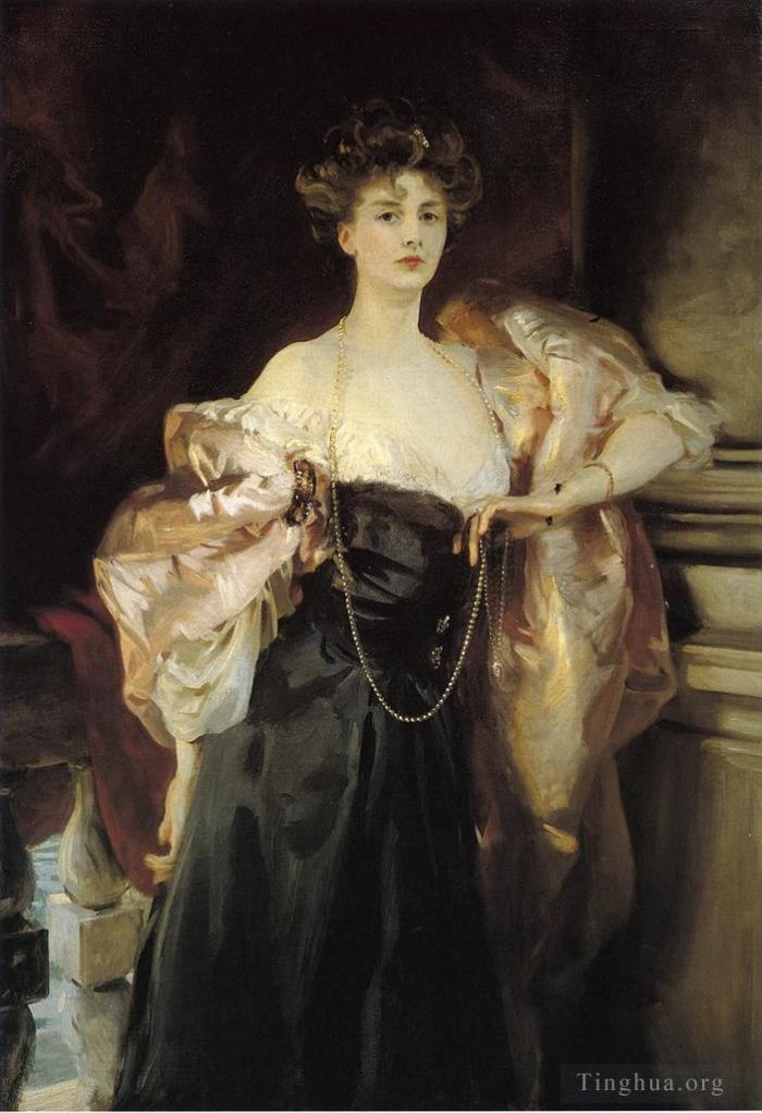 John Singer Sargent Peinture à l'huile - Portrait de Lady Helen Vincent Vicomte