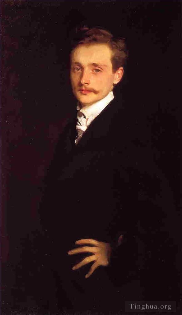 John Singer Sargent Peinture à l'huile - Portrait de Léon Delafosse