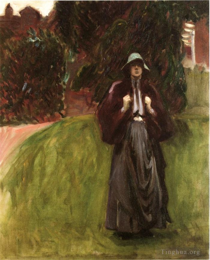John Singer Sargent Peinture à l'huile - Portrait de Mlle Clementina Austruther Thompson