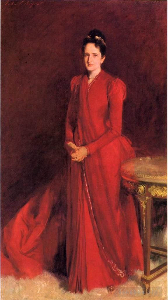 John Singer Sargent Peinture à l'huile - Portrait de Mme Elliott Fitch Shepard alias Margaret Louisa Vanderbilt