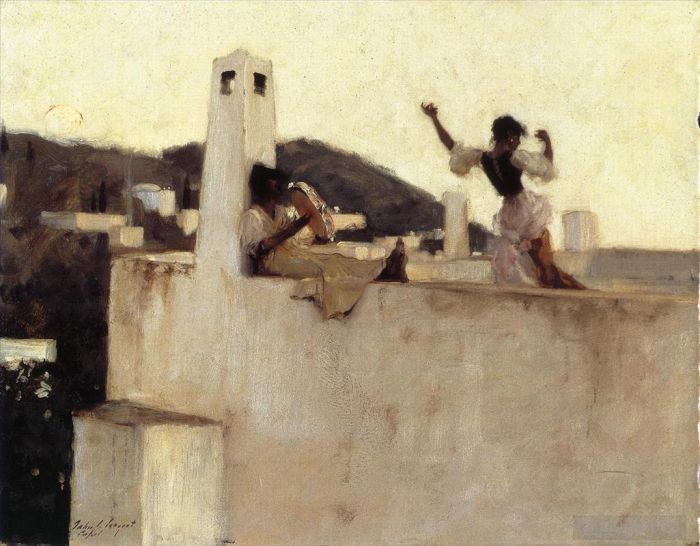 John Singer Sargent Peinture à l'huile - Rosine Capri