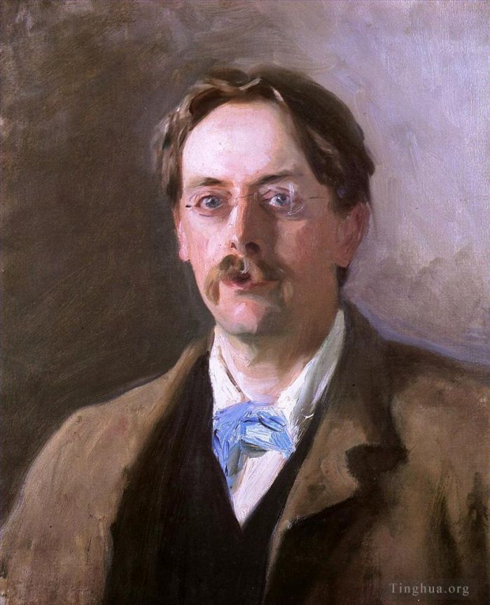 John Singer Sargent Peinture à l'huile - Sir Edmond Gosse