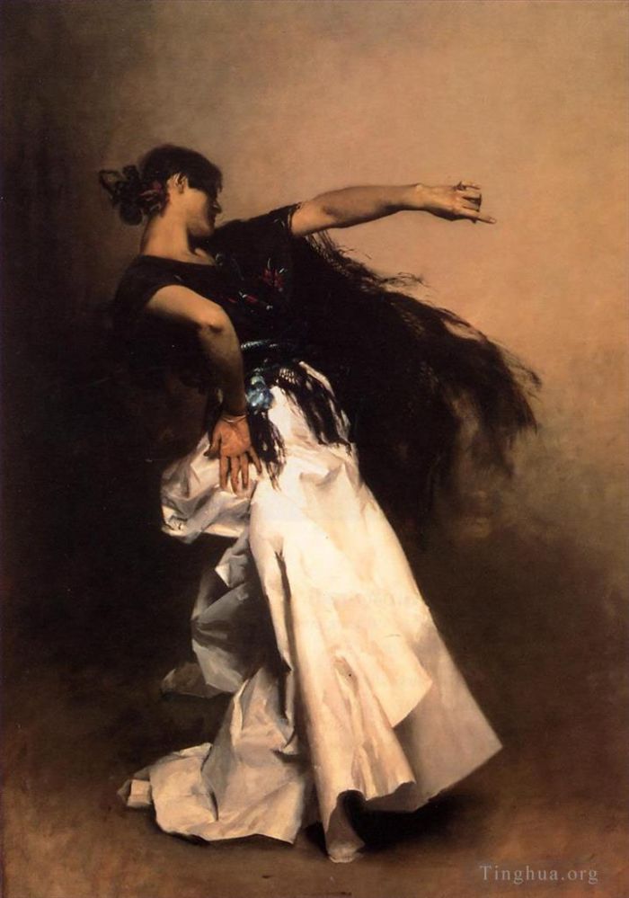 John Singer Sargent Peinture à l'huile - Danseuse espagnole