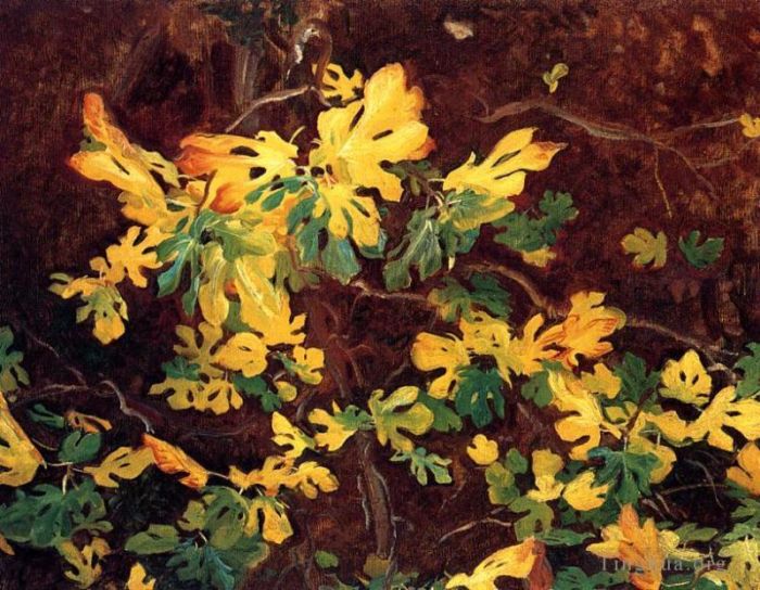 John Singer Sargent Peinture à l'huile - Étude d'un figuier