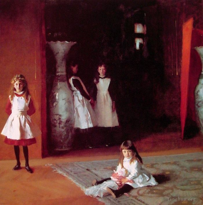 John Singer Sargent Peinture à l'huile - Les filles d'Edward Darley Boit
