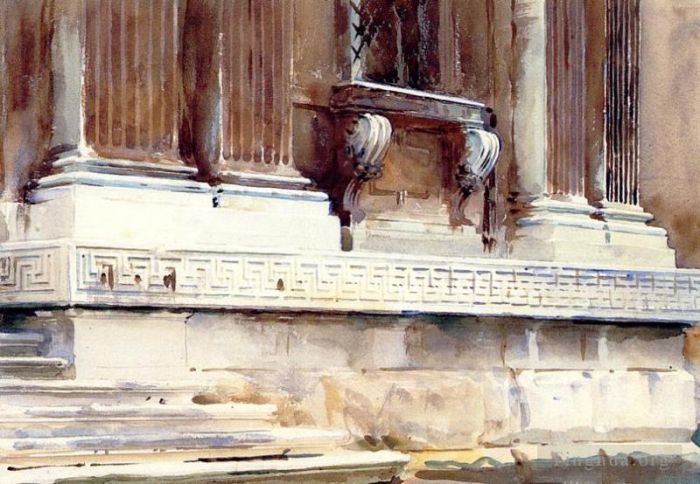 John Singer Sargent Types de peintures - Base d'un palais
