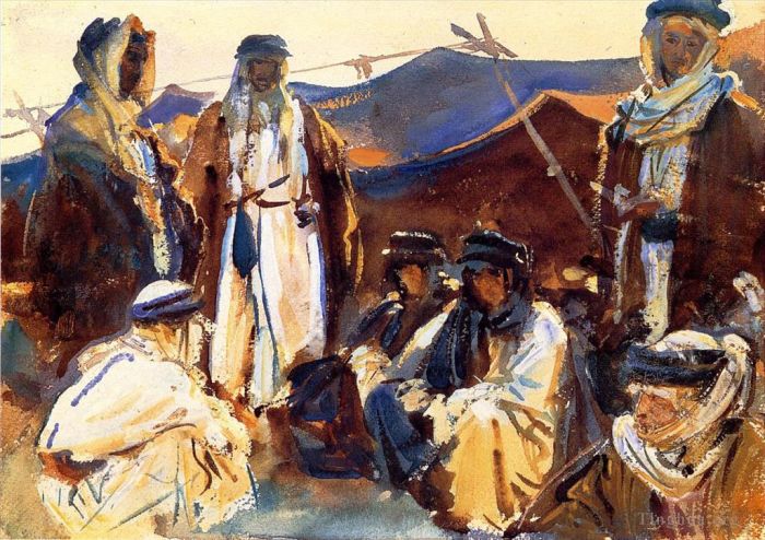 John Singer Sargent Types de peintures - Camp bédouin