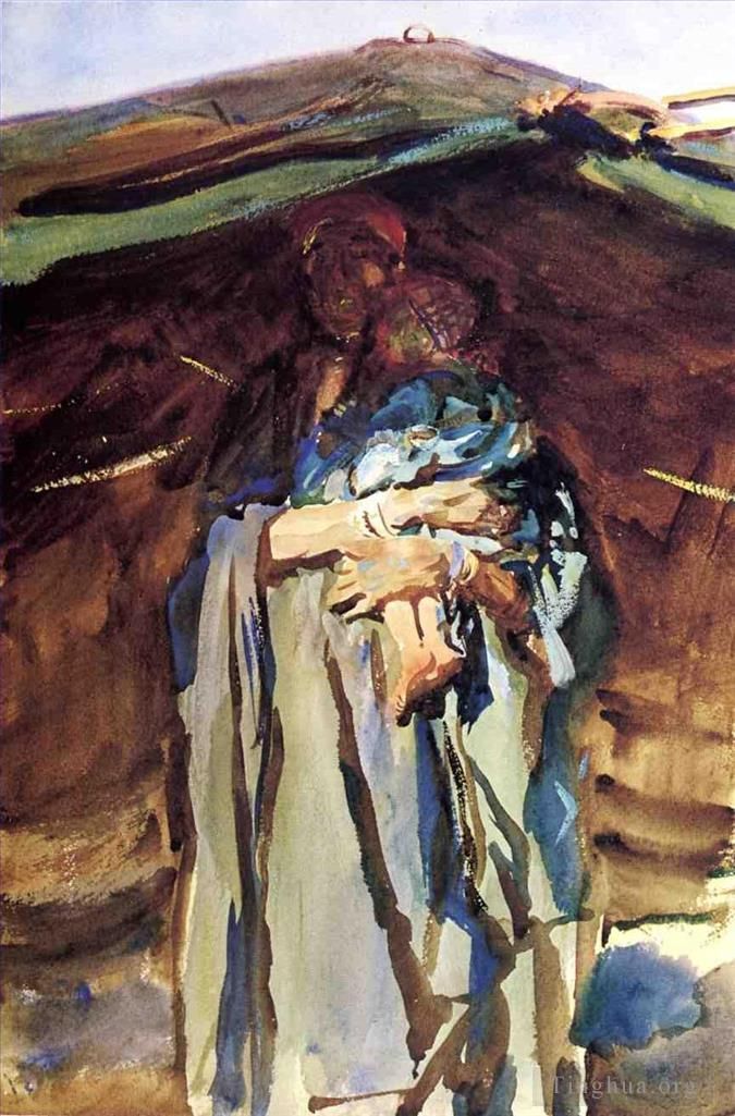 John Singer Sargent Types de peintures - Mère bédouine