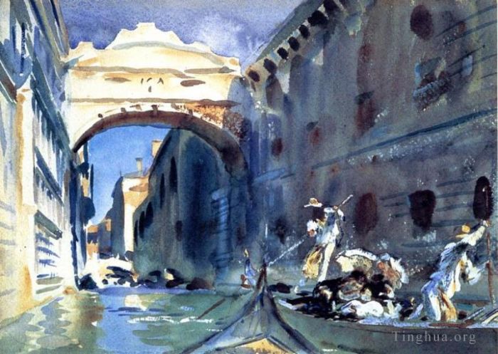 John Singer Sargent Types de peintures - Pont de soupirs