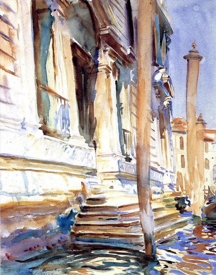 John Singer Sargent Types de peintures - Porte d'un palais vénitien