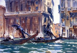John Singer Sargent œuvres - Sur le canal