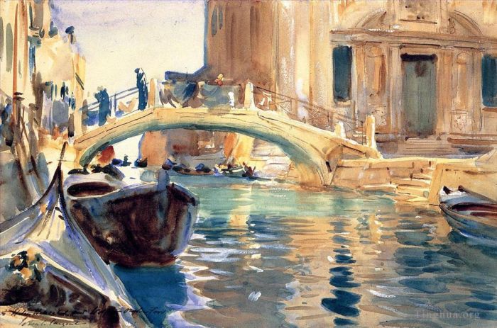 John Singer Sargent Types de peintures - Pont San Giuseppe di Castello Venise