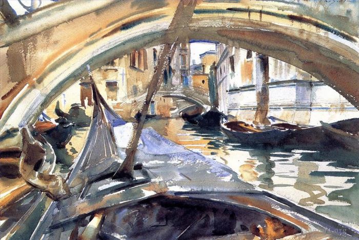 John Singer Sargent Types de peintures - Rio de Santa Maria Formose