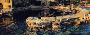John Singer Sargent œuvres - San Vigilio Lac de Garde