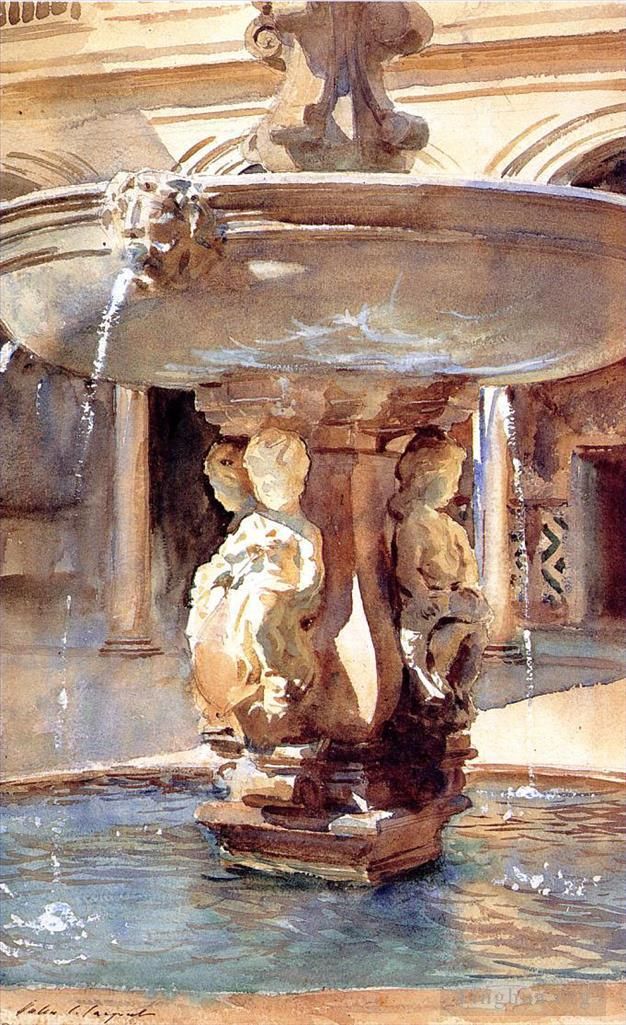 John Singer Sargent Types de peintures - Fontaine espagnole