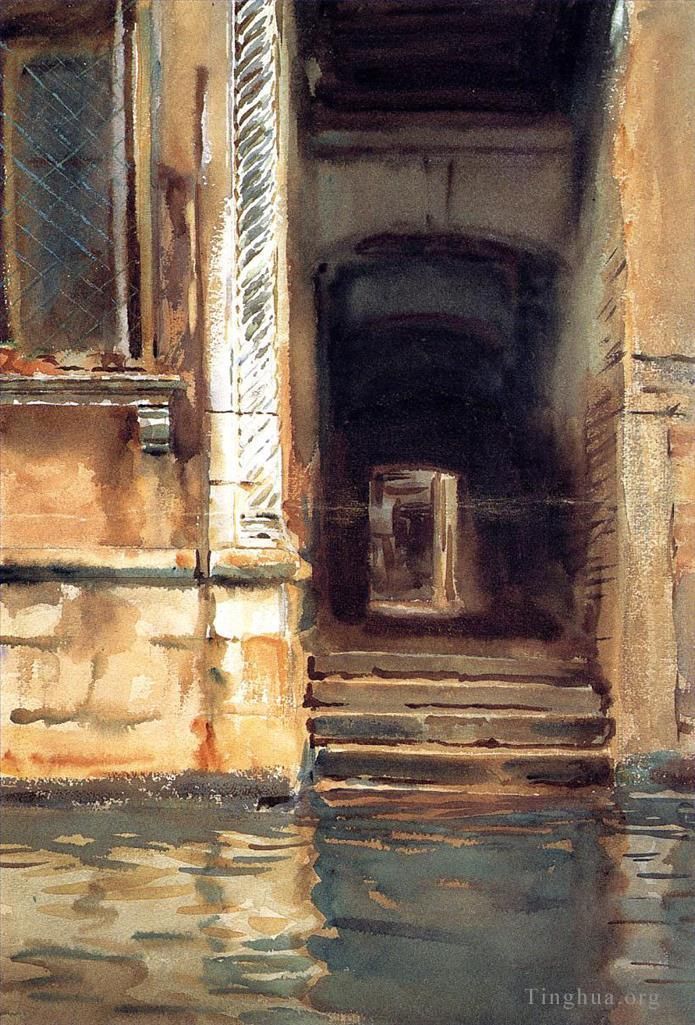 John Singer Sargent Types de peintures - Porte vénitienne