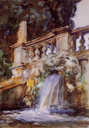 John Singer Sargent œuvres - Villa Torlonia Frascati