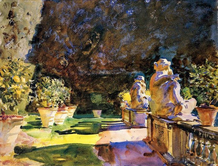 John Singer Sargent Types de peintures - Villa di Marlia Lucques