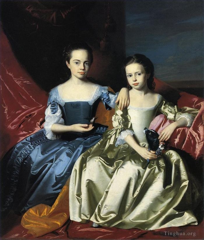 John Singleton Copley Peinture à l'huile - Marie et Elizabeth Royall