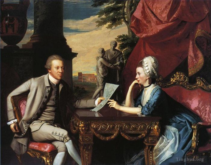 John Singleton Copley Peinture à l'huile - M. et Mme Ralph Izard Alice Delancey