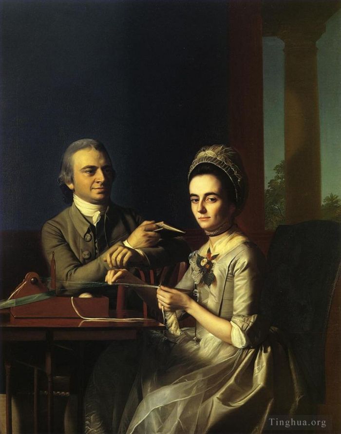 John Singleton Copley Peinture à l'huile - M. et Mme Thomas Mifflin Sarah Morris