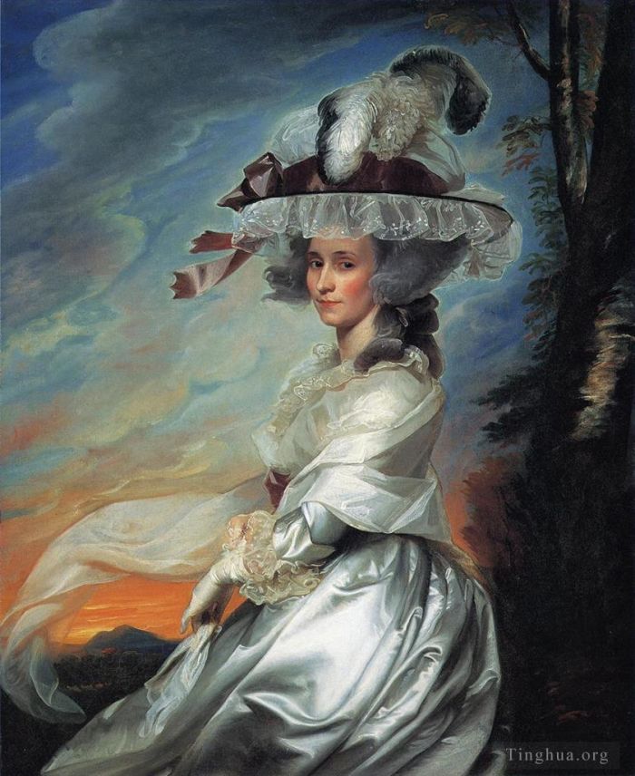 John Singleton Copley Peinture à l'huile - Mme Daniel Denison Rogers Abigail Bromfield
