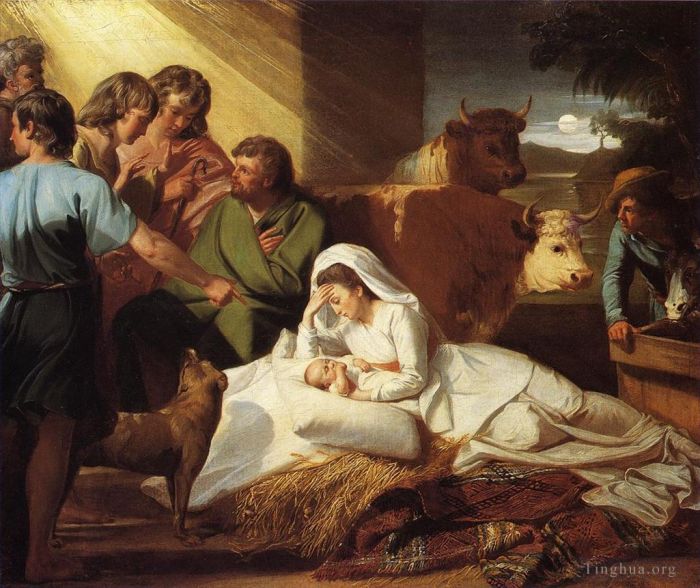 John Singleton Copley Peinture à l'huile - La Nativité