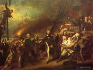 John Singleton Copley œuvres - La victoire de Lord Duncan, alias la reddition de l'amiral néerlandais De Winter
