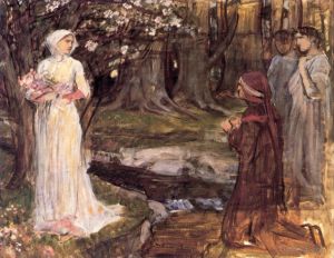 John William Waterhouse œuvres - Dante et Béatrice