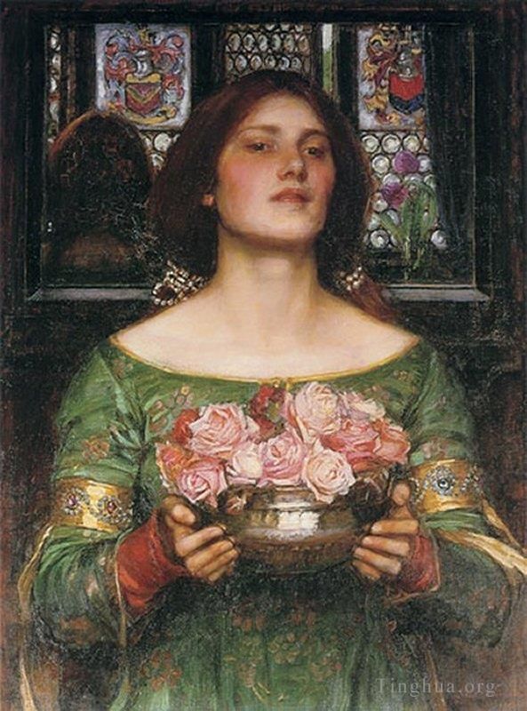 John William Waterhouse Peinture à l'huile - Rassemblez vos boutons de roses
