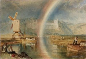Joseph Mallord William Turner œuvres - Château d'Arundel avec détail arc-en-ciel Turner