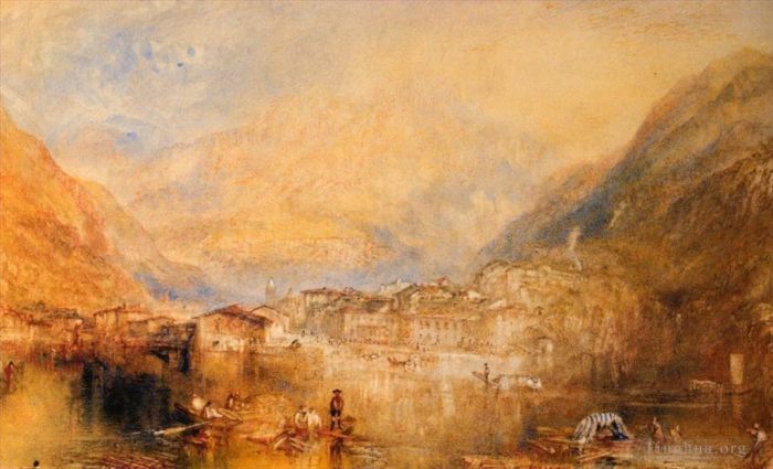 Joseph Mallord William Turner Peinture à l'huile - Brunnen du lac des Quatre-Cantons