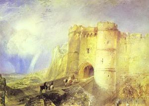Joseph Mallord William Turner œuvres - Château de Carisbrook Île de Wight Turner