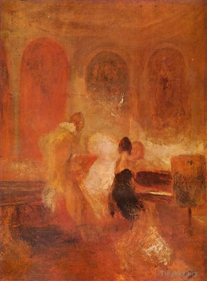 Joseph Mallord William Turner Peinture à l'huile - Compagnie de musique Petworth Turner