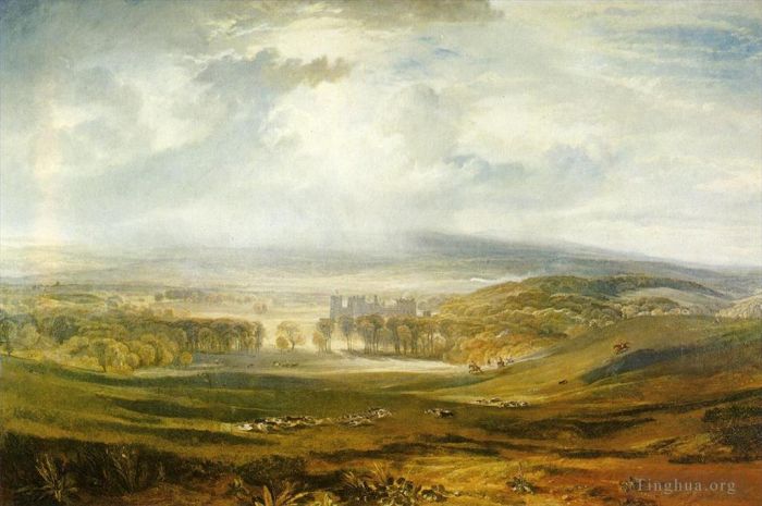 Joseph Mallord William Turner Peinture à l'huile - Château de Raby, siège du comte de Darlington