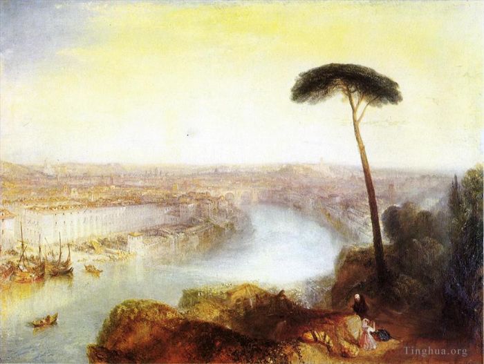 Joseph Mallord William Turner Peinture à l'huile - Rome depuis le mont Aventin