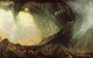 Joseph Mallord William Turner œuvres - Tempête de neige Hannibal et son armée traversant les Alpes