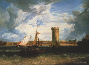 Joseph Mallord William Turner œuvres - Tabley le siège de Sir JF Leicester