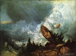 Joseph Mallord William Turner œuvres - La chute d'une avalanche dans les Grisons