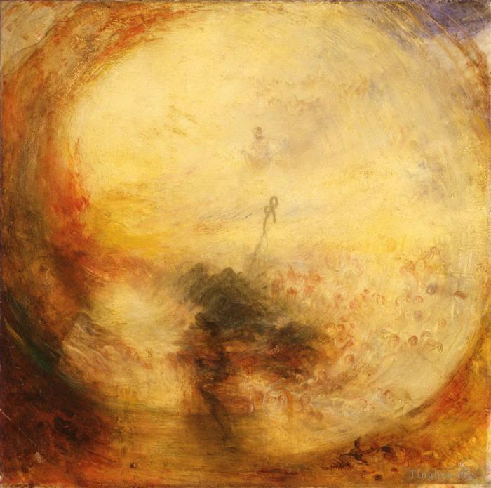 Joseph Mallord William Turner Peinture à l'huile - Le matin après le déluge Turner