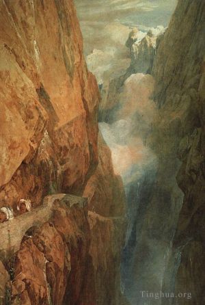 Joseph Mallord William Turner œuvres - Le Passage du St Gothard 1804