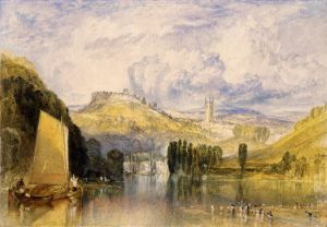 Joseph Mallord William Turner œuvres - Totnes dans la rivière Dart