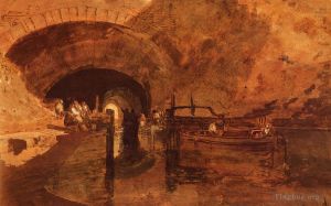 Joseph Mallord William Turner œuvres - Un tunnel-canal près de Leeds