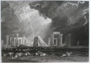 Joseph Mallord William Turner œuvres - Détail de Stonehenge Turner