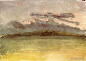 Joseph Mallord William Turner œuvres - Nuages d'orage Sunset Turner